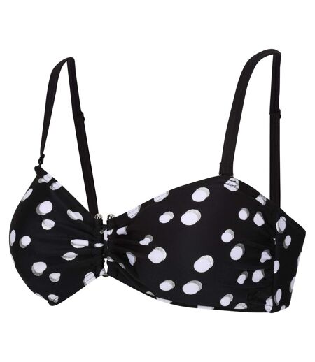 Haut De Maillot De Bain Aceana Femme Noir Blanc Regatta