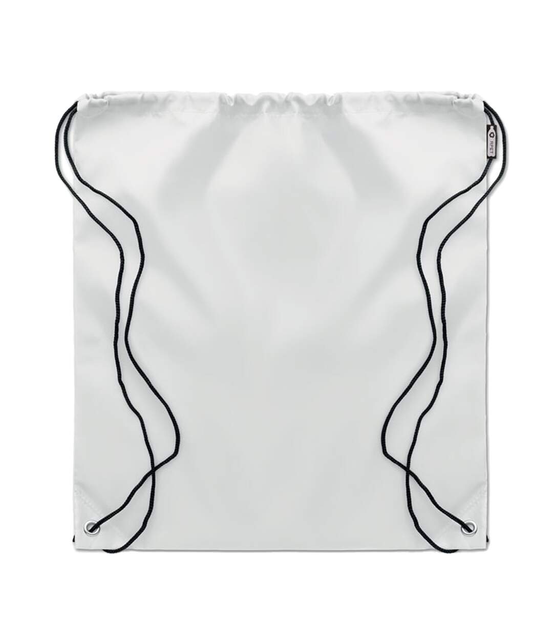 Shooppet Rpet 190t Drawstring Bag One Size White MidOcean-2