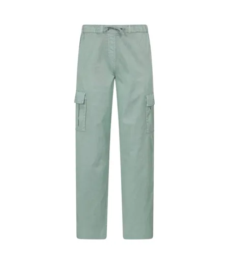 Womens/ladies Ivy Cargo Trousers Light Khaki Mountain Warehouse