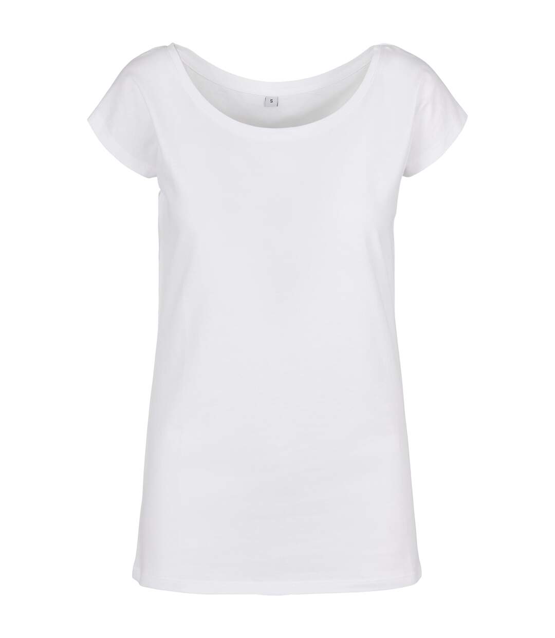 T-shirt Femme Blanc Build Your Brand-1