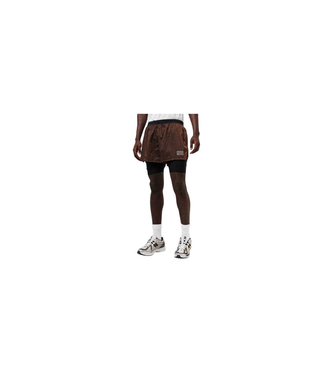 Short De Survêtement Homme Marron Foncé OverOver-1