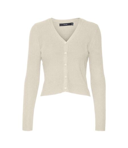 Gilet beige femme vero moda glory 10300305 - xl