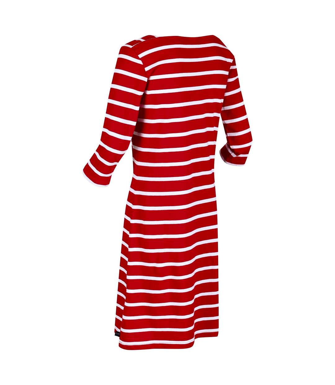 Robe décontractée paislee femme rouge / blanc Regatta-3