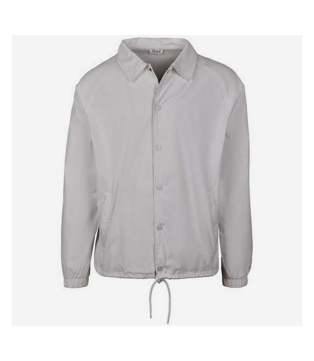 Mens coach jacket white Build Your Brand