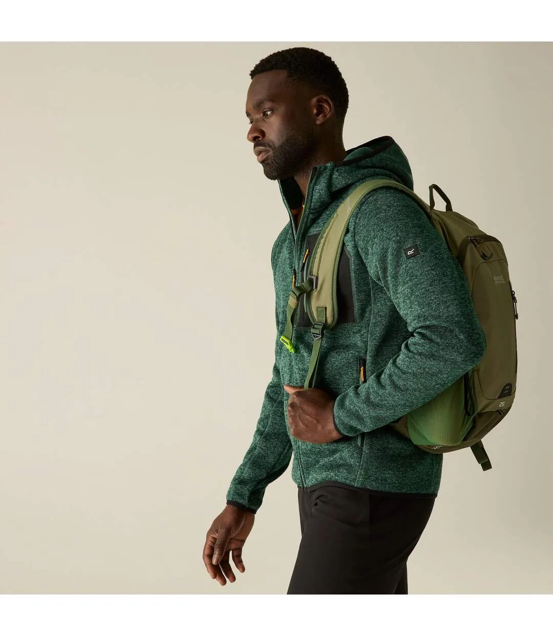 Veste Polaire Newhill Homme Vert Gris Foncé Regatta-1