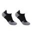 Womens/ladies Logo No-show Socks Black Karrimor-1