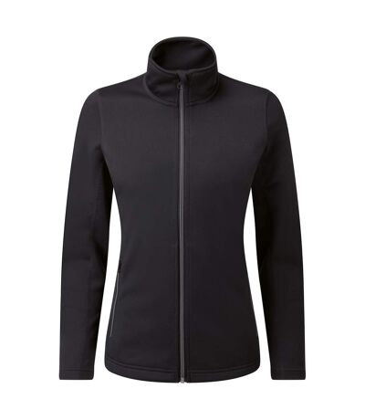 Premier Womens/Ladies Dyed Sweat Jacket (Black)