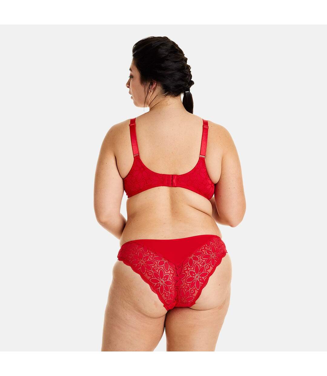 Soutien-gorge à armatures grand maintien rouge Univers