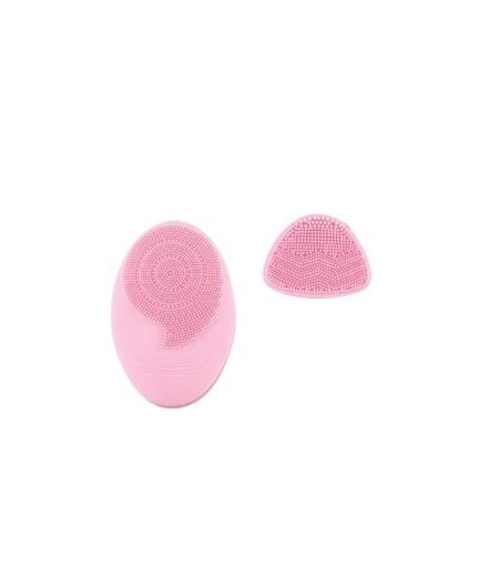 Brosse Nettoyante Visage Électrique 10cm Rose