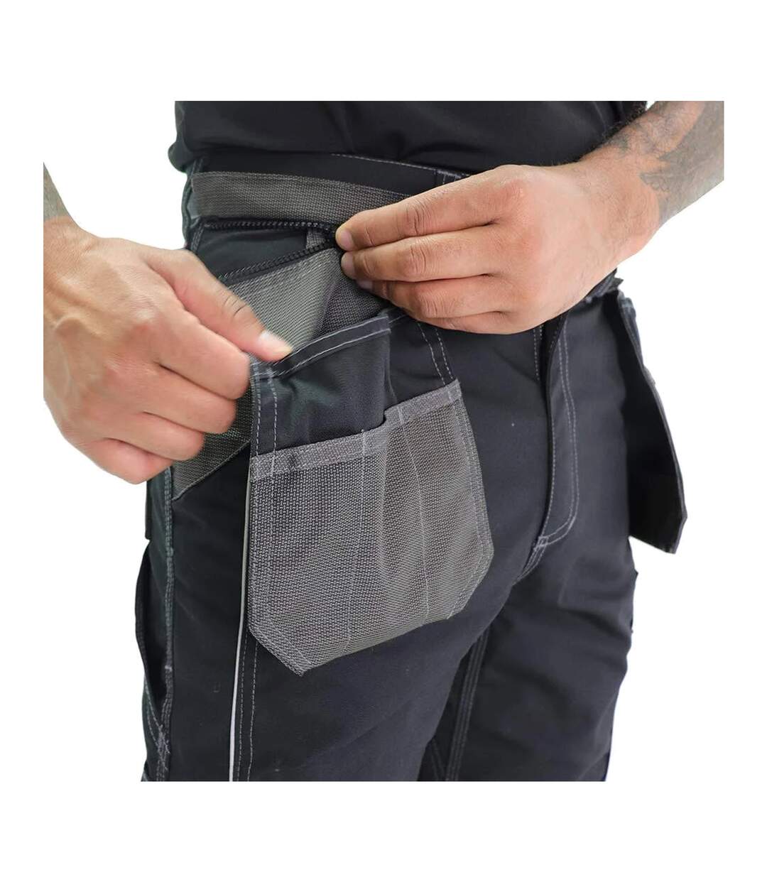 Pantalon À Poches Homme Noir Lee Cooper-3