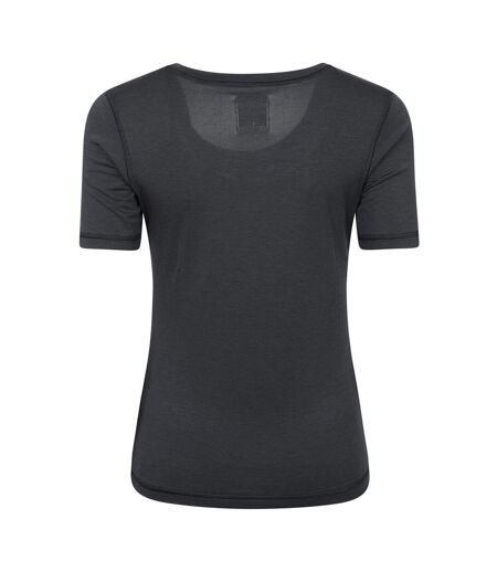 Womens/ladies Keep The Heat Isotherm T-shirt Black Mountain Warehouse