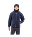 Mens quilted polartherm padded fleece jacket navy Result Core