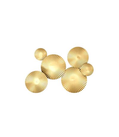 Décoration Murale Design Cercle 63cm Or