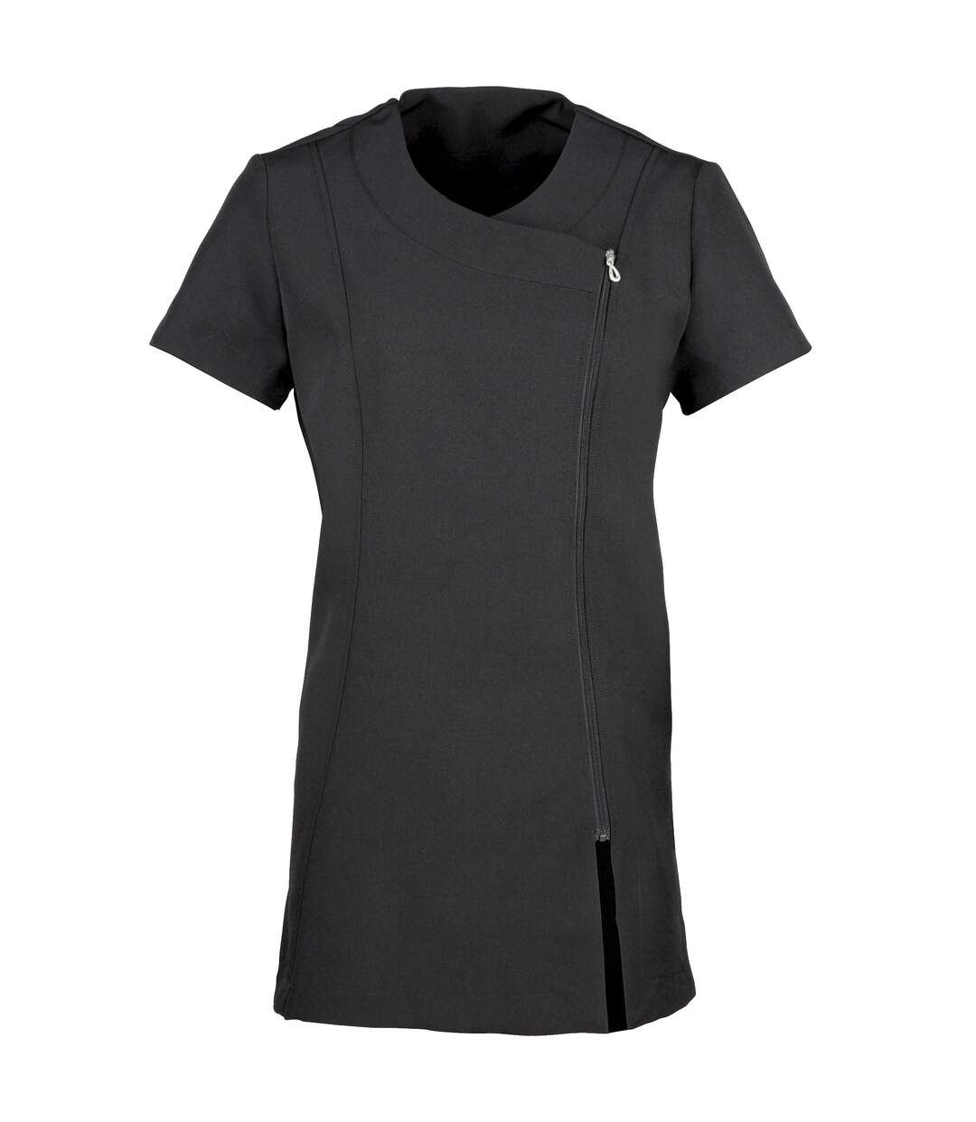Ladies/womens *camellia* Tunic / Health Beauty & Spa / Workwear Black Premier-2