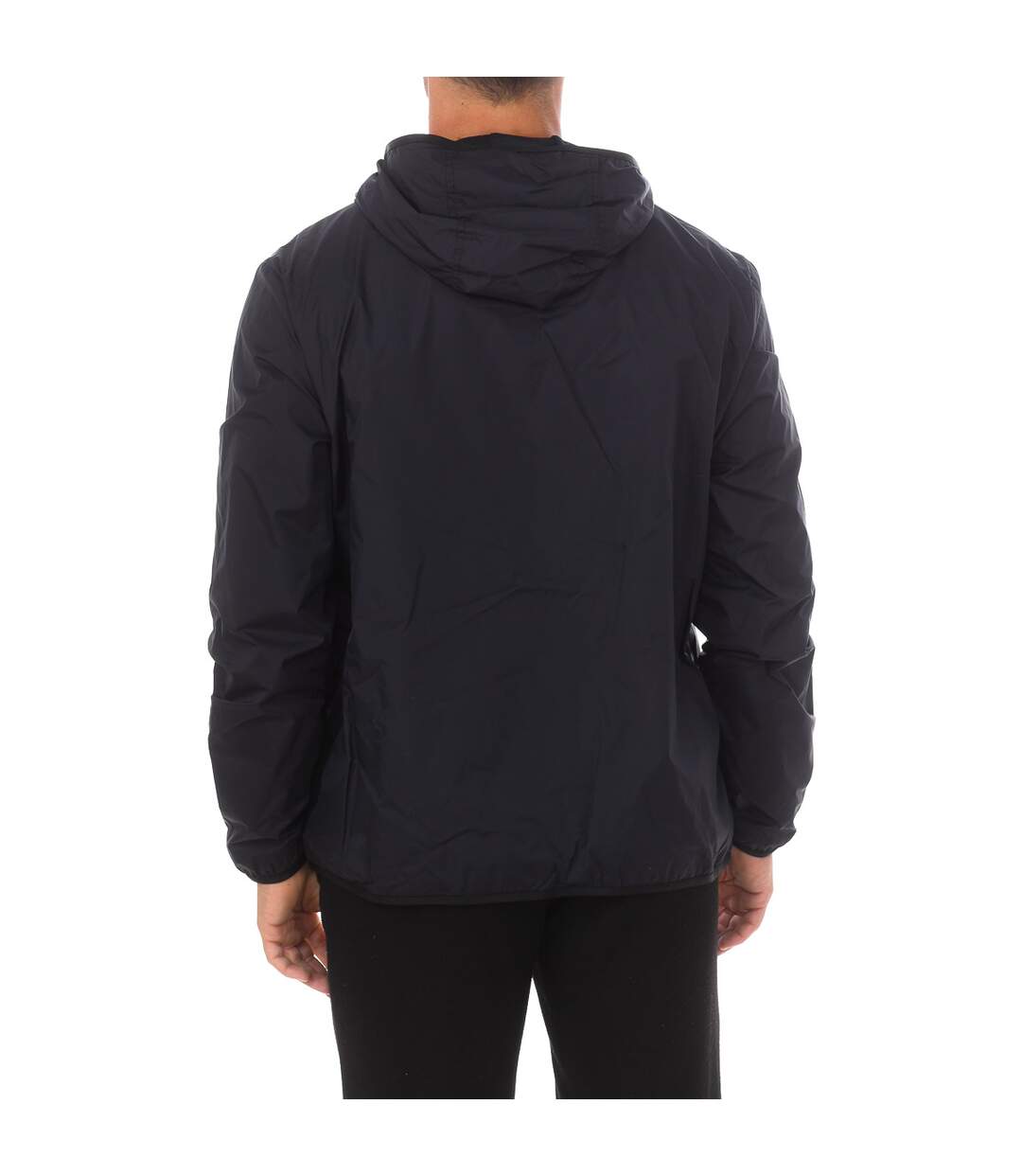 Hooded jacket with high collar NP0A4G67 man