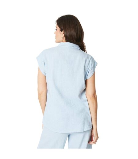 Chemisier co ord femme bleu Principles