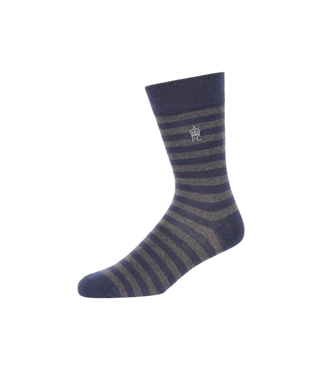 Chaussettes adulte bleu mer / charbon French Connection