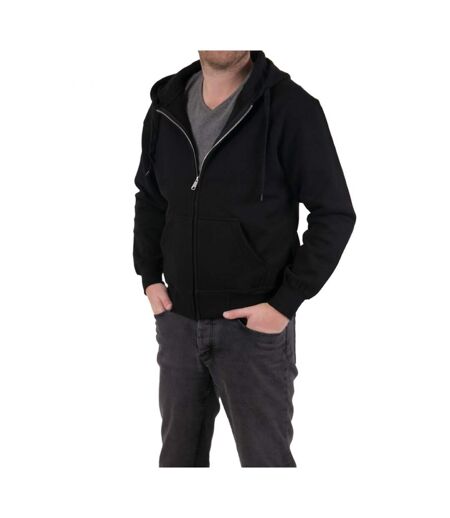 Sweat zippé à capuche Homme Uni Oro
