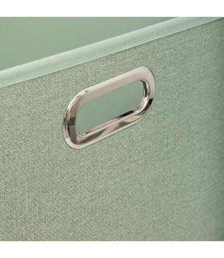 Boîte de Rangement Carrée Pliable Mix n'Modul 31x31cm Vert Sauge
