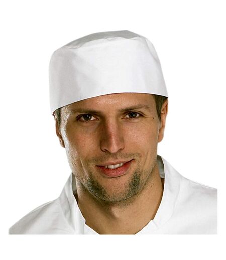 Dennys Budget Chef Skull Cap (White) - UTPC6243