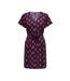 Robe marine/rose femme only leah-1