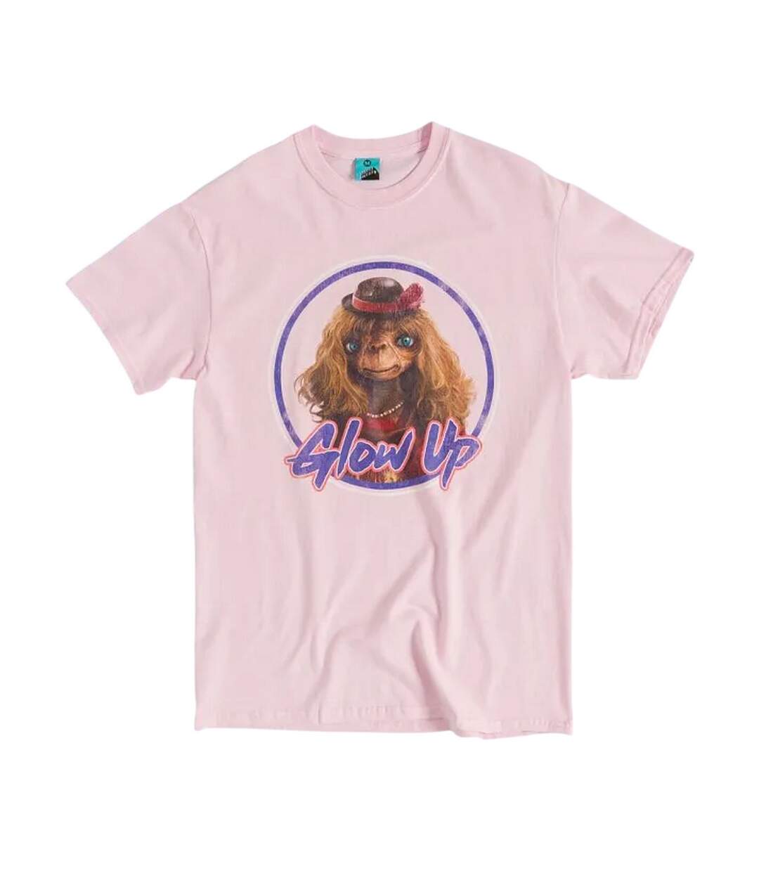 T-shirt Glow Up Adulte Rose Clair E.T. The Extra Terrestrial-2