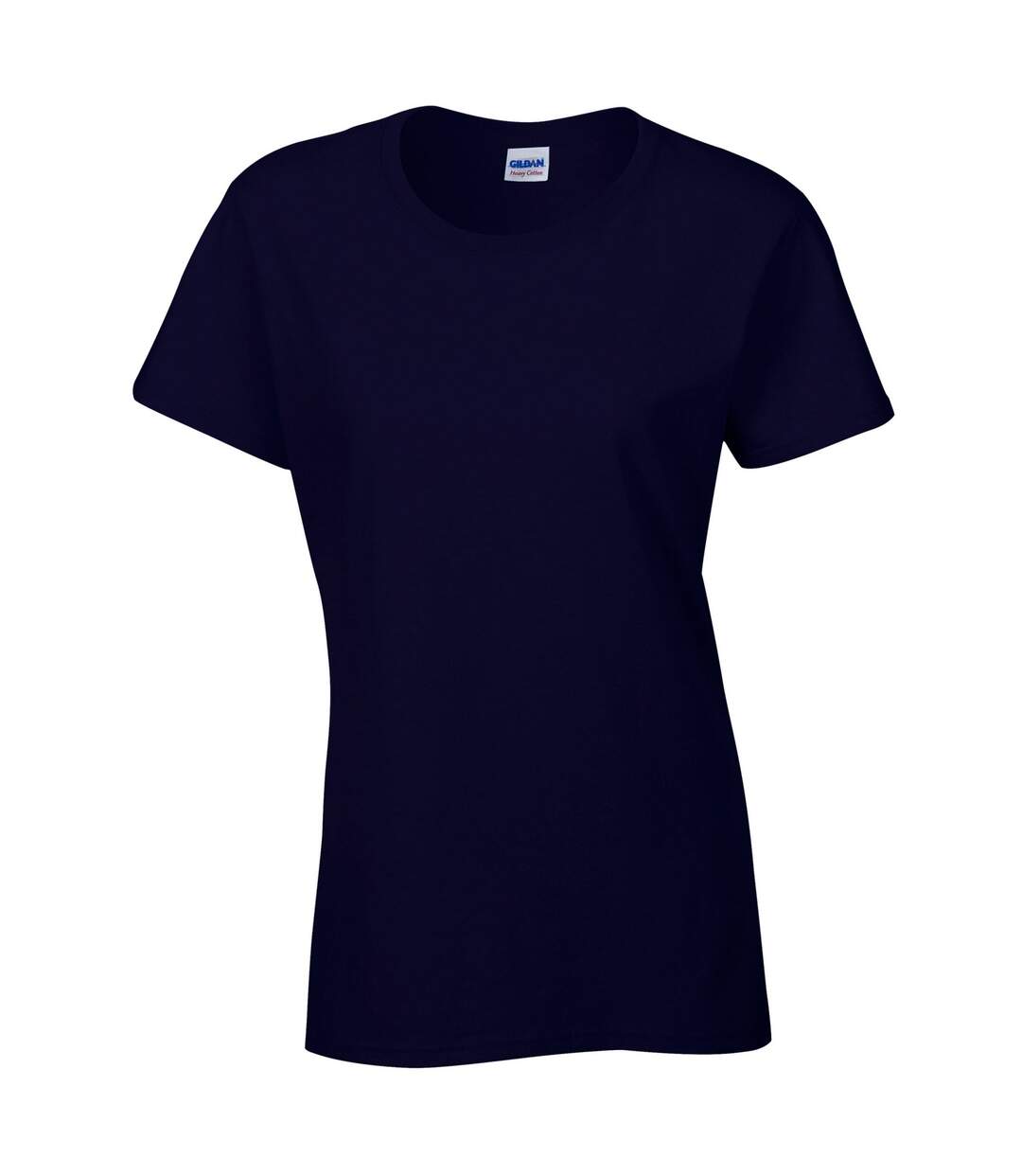 T-shirt femme bleu marine Gildan