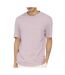 T-shirt mauve/blanc homme only & sons onsbale-1