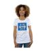 Disney T-shirt coton Chip N Dale bleu à armature, Femme/Ladies (Blanc) - UTBI32012-2