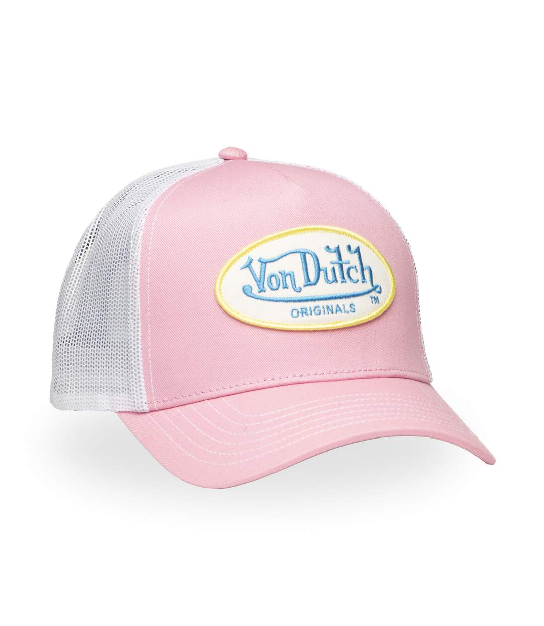 Casquette trucker avec filet Original Pink Vondutch-1