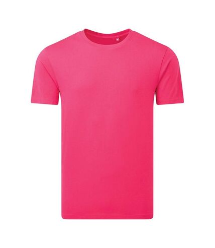 Anthem Unisex Adult Midweight Natural T-Shirt (Hot Pink)
