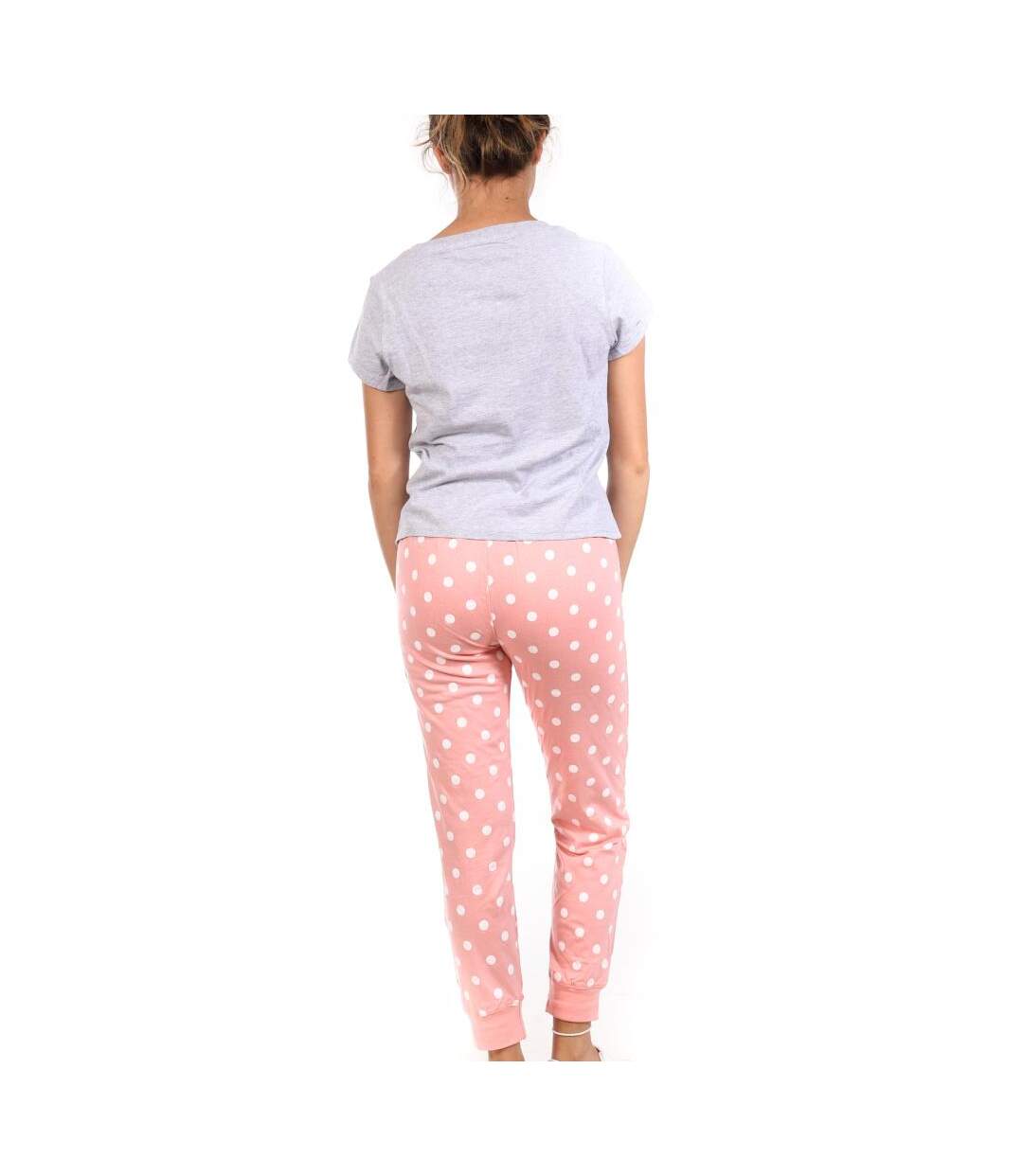 Pyjama gris/rose femme disney so fancy-2
