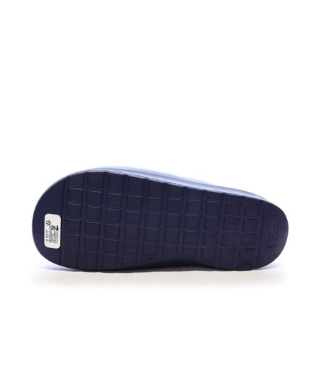Claquettes marine homme lacoste serve