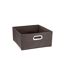 Boîte de Rangement Pliable Premium 15x31cm Marron