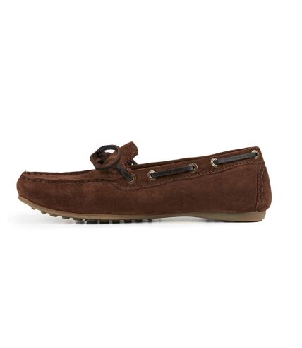 Mocassins sofia femme marron Moretta