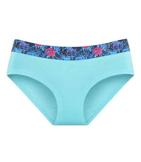 Lot  3 culottes femme en coton uni et ceinture imprimée Freegun