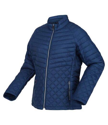 Womens/ladies tulula quilted padded jacket blue opal Regatta