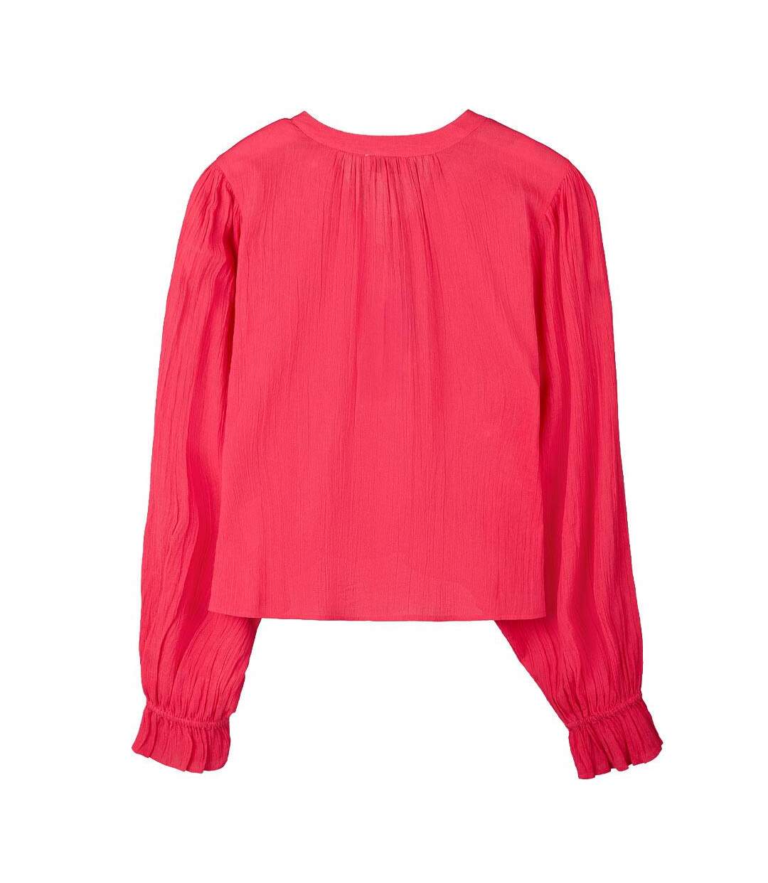 Blouse fluide rose femme teddy smith swan [6a0f1006f2d0e]-2