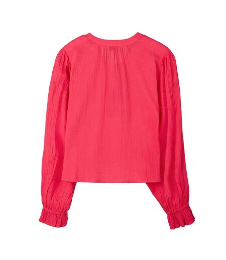 Blouse fluide rose femme teddy smith swan [6a0f1006f2d0e]