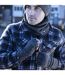 Gants Sans Doigts Homme Thermiques Doublés Polaire-4