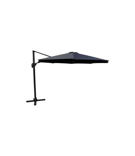 Parasol Déporté Rotatif Leeds 345cm Noir