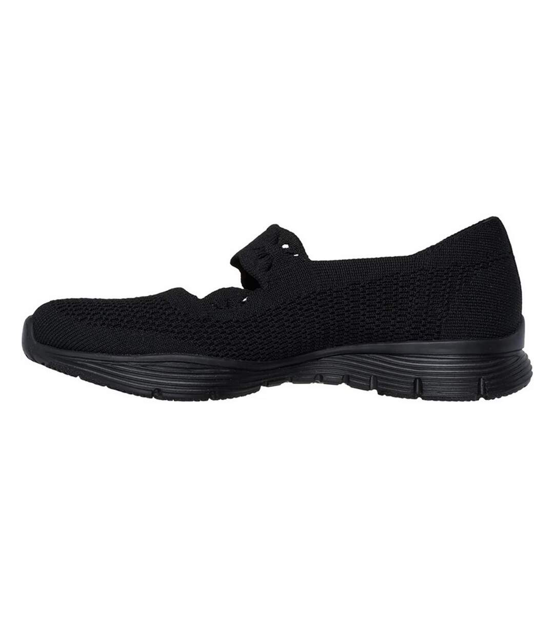 Womens/ladies Seager Cute N´ Coy Mary Janes Black Skechers-2