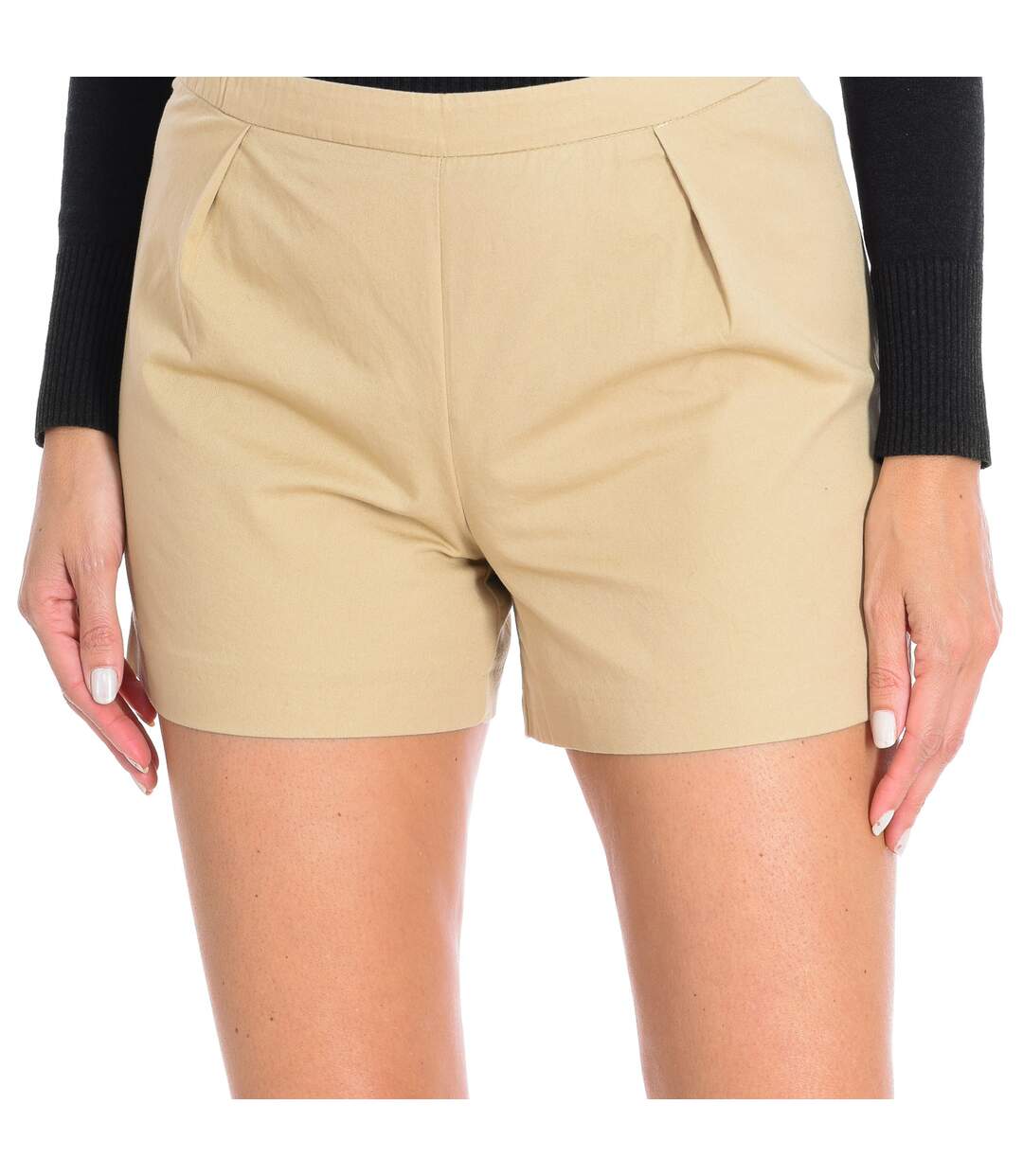 Women's side zipper shorts 4GH5590V3-2