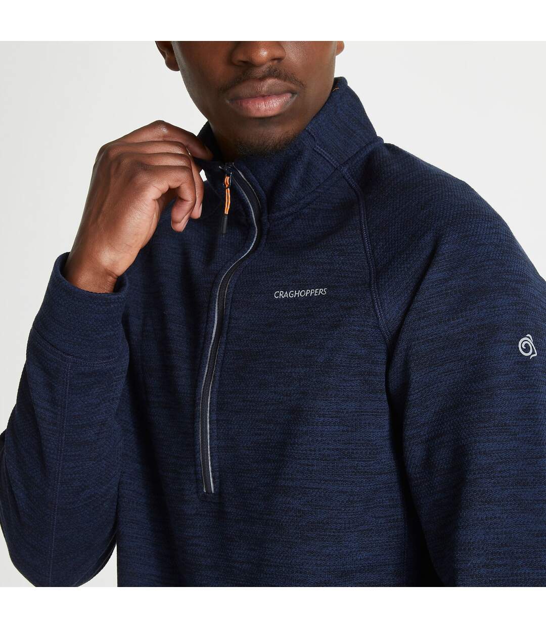 Mens Stromer Half Zip Fleece Navy Blue Craghoppers-3