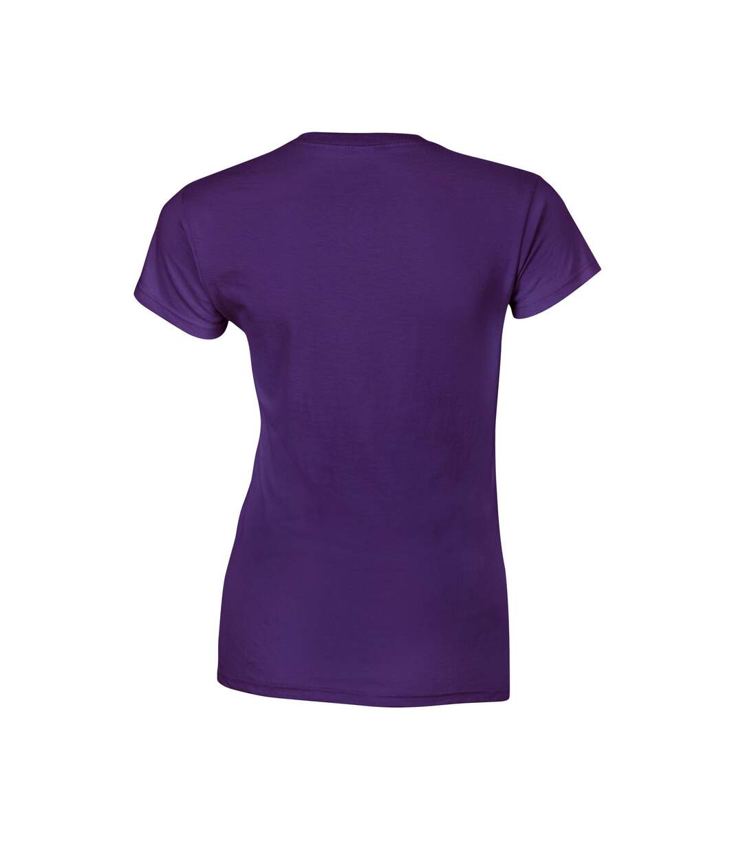 Womens/ladies Softstyle Ringspun Cotton T-shirt Purple Gildan-2