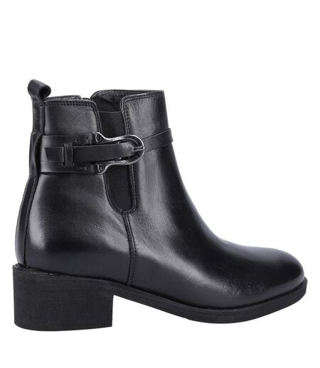 Riva Womens/Ladies Emily Leather Ankle Boots (Black) - UTFS10099