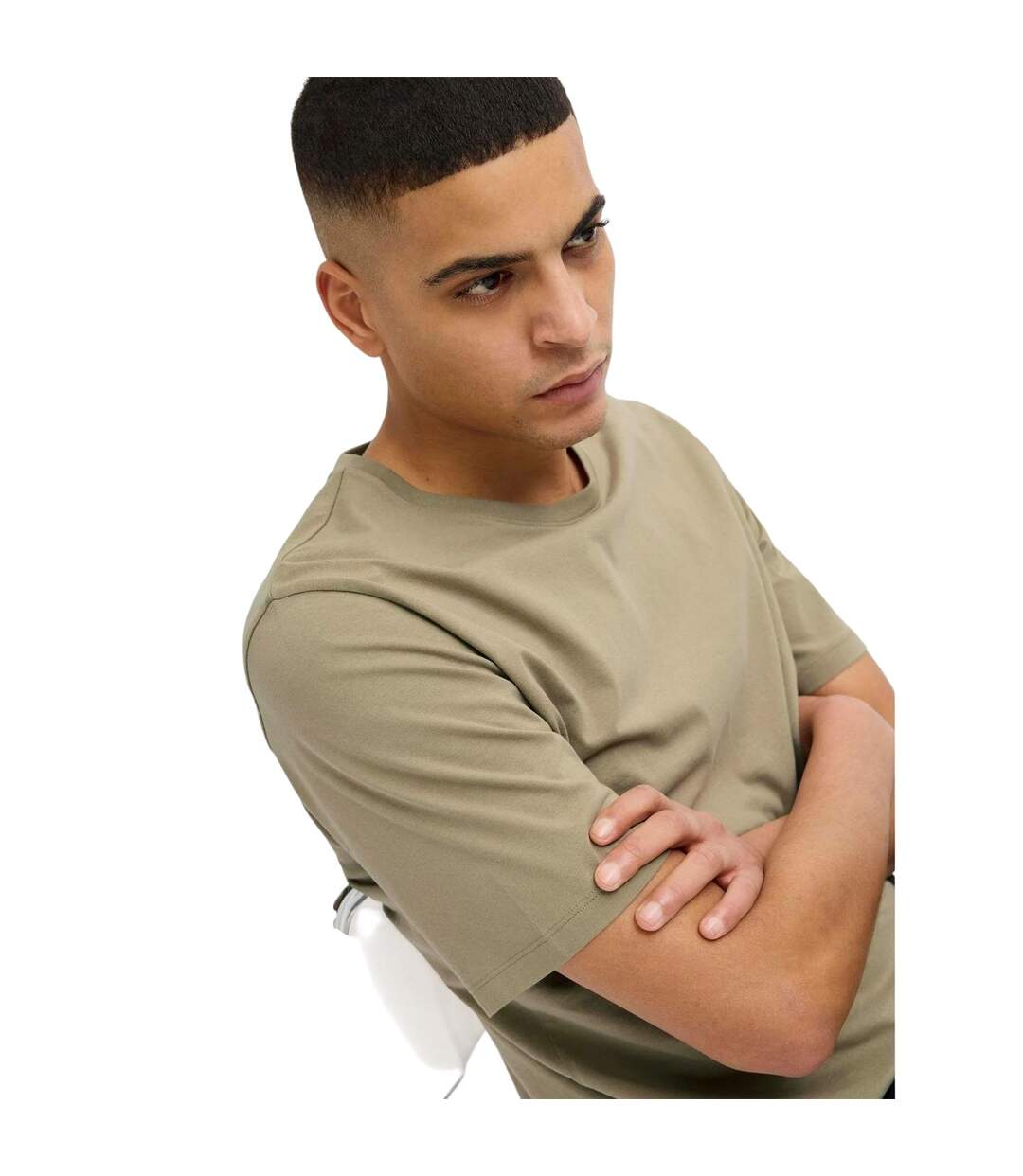 T-shirt Basic Homme Doré Jack And Jones-4
