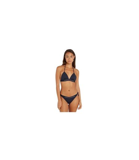Haut De Maillot De Bain Motif/style Triangle Femme Rose Foncé Violet Tommy Hilfiger