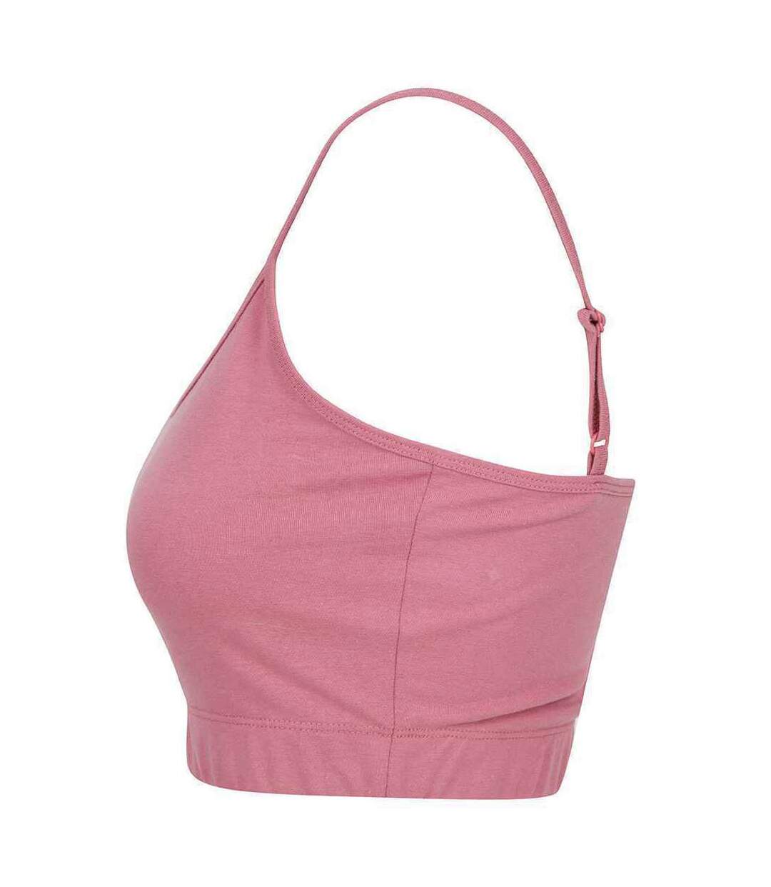 Womens/ladies sustainable cropped camisole dusky pink SF-2