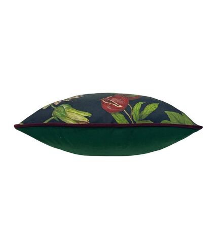 Figaro floral cushion cover 43cm x 43cm green Paoletti
